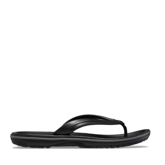 Herren Crocs Crocbrand Flip Flop in Schwarz Grau - Image 1