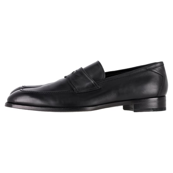 Ermenegildo Zegna Penny-Loafer aus schwarzem Leder - Image 4