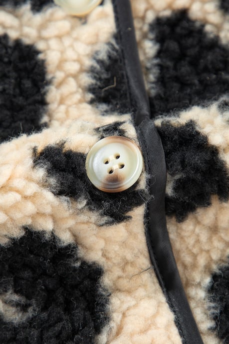 Leopard Sherpa Weste - Image 3