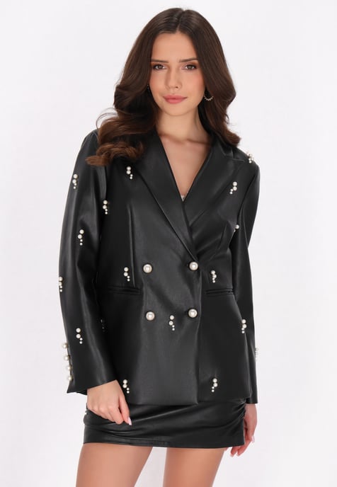 Faina Jacke Frauen Schwarz - Image 3