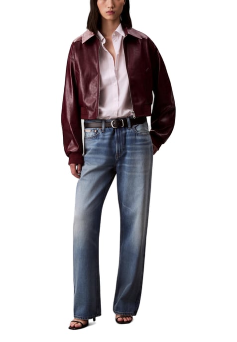 Nachahmungsleder Zip-Jacke - Image 3