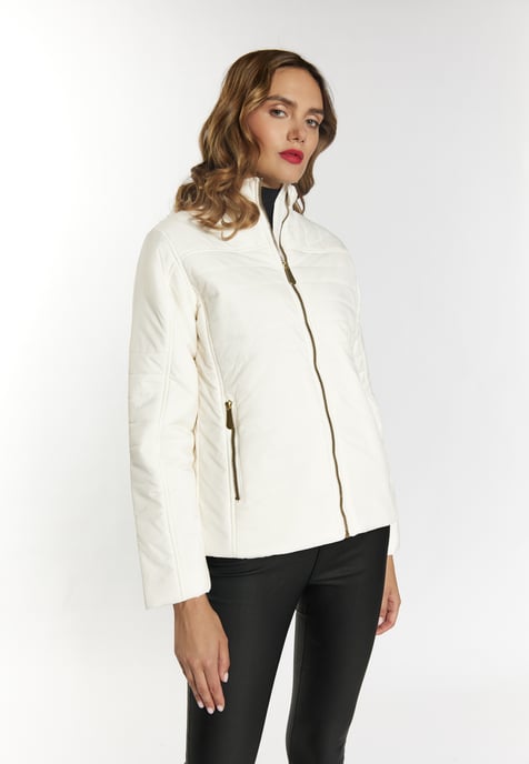 Faina leichte Steppjacke Damen Creme - Image 3