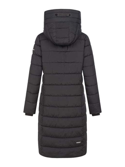 Navahoo Mondmädchen Damen Winter Steppmantel mit Kapuze und Fleecefutter - Image 4