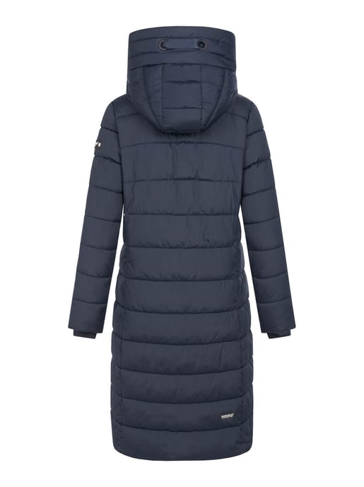 Navahoo Mondmädchen Damen Winter Steppmantel mit Kapuze und Fleecefutter - Image 4