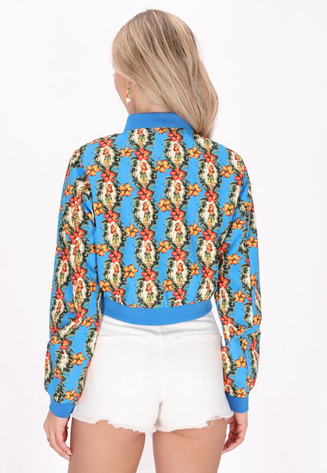 IZIA Jacke Frauen königsblau mehrfarbig - Image 4