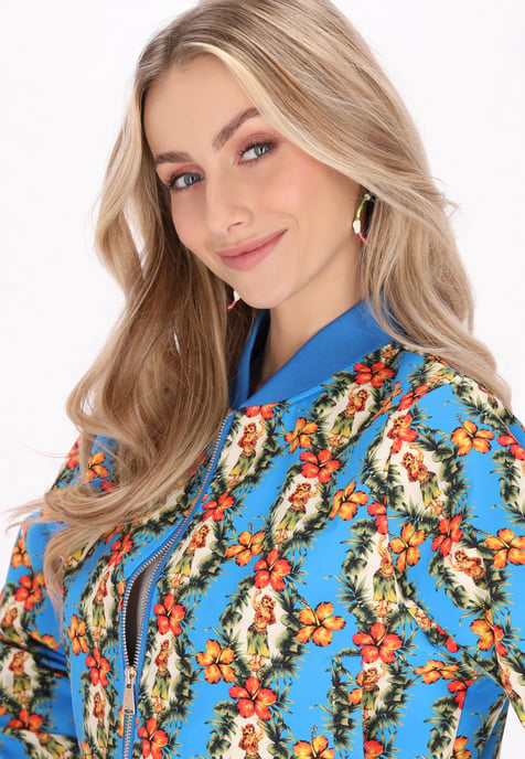 IZIA Jacke Frauen königsblau mehrfarbig - Image 5