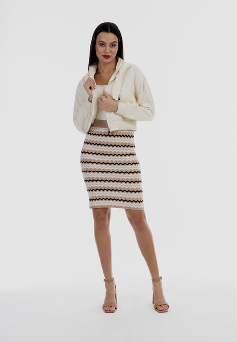 Faina Jacke Damen Creme - Image 2