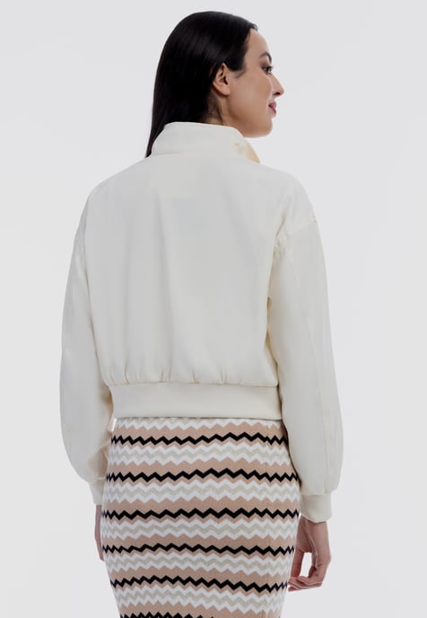 Faina Jacke Damen Creme - Image 4