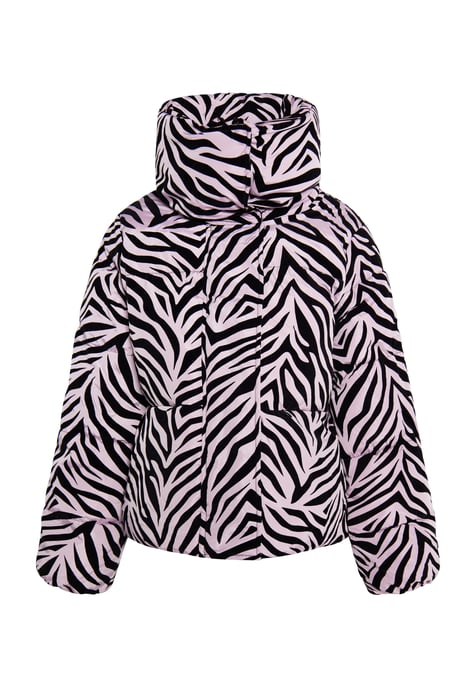 Faina Steppjacke mit Zebra-Print Damen Lila Zebra - Image 1