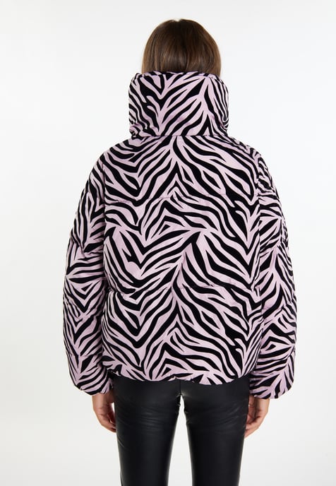 Faina Steppjacke mit Zebra-Print Damen Lila Zebra - Image 4