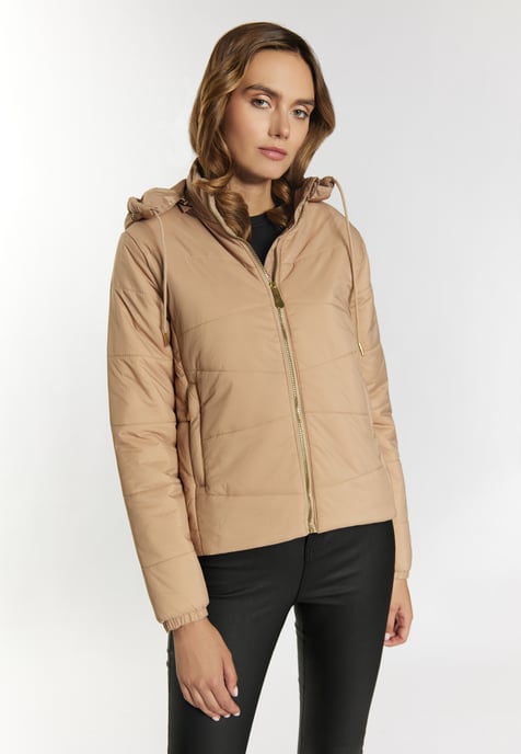 Faina leichte Steppjacke Damen Kamel - Image 3