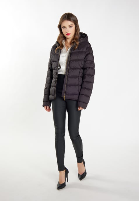 Faina gesteppte Winterjacke Damen schwarz - Image 2