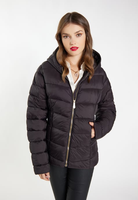 Faina gesteppte Winterjacke Damen schwarz - Image 3