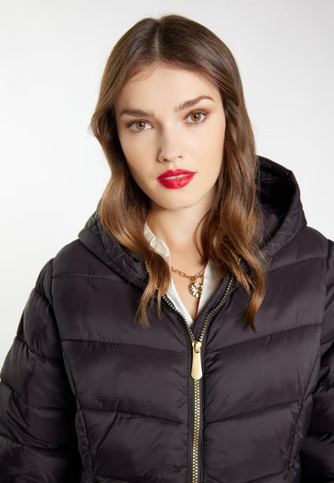 Faina gesteppte Winterjacke Damen schwarz - Image 5