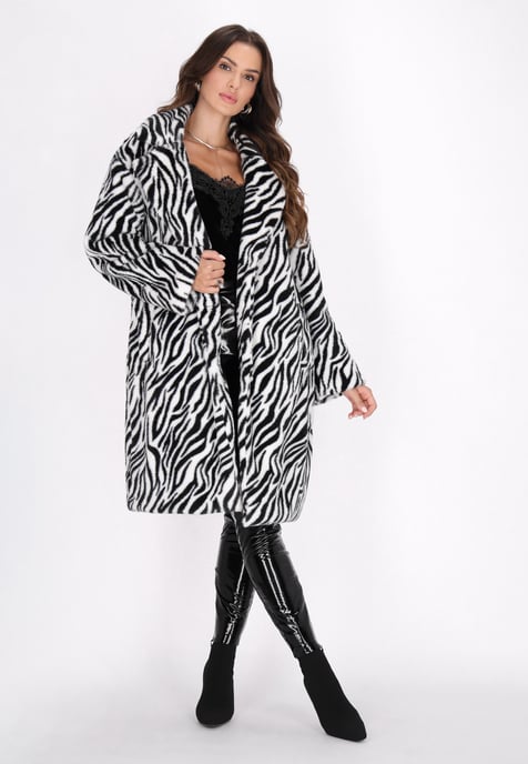 Faina Jacke Damen schwarz weiss - Image 2