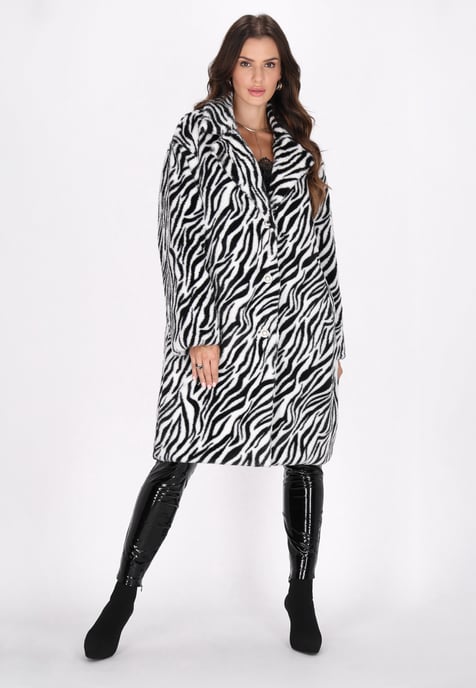 Faina Jacke Damen schwarz weiss - Image 3