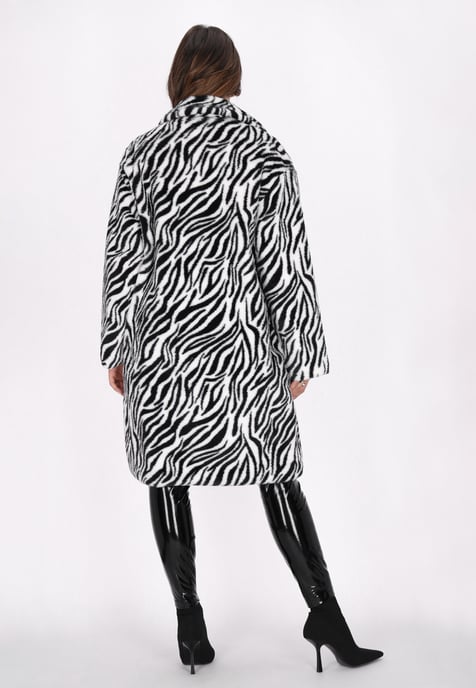 Faina Jacke Damen schwarz weiss - Image 4
