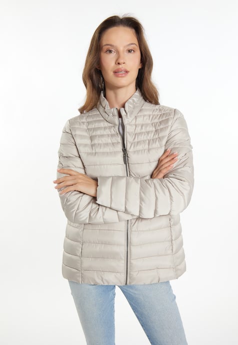 usha leichte Steppjacke Damen Stein - Image 3