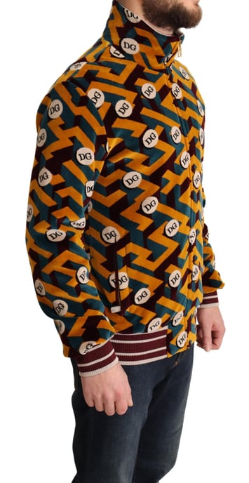Geometrisches Print Trainingsjacke - Image 2