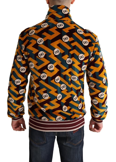 Geometrisches Print Trainingsjacke - Image 3