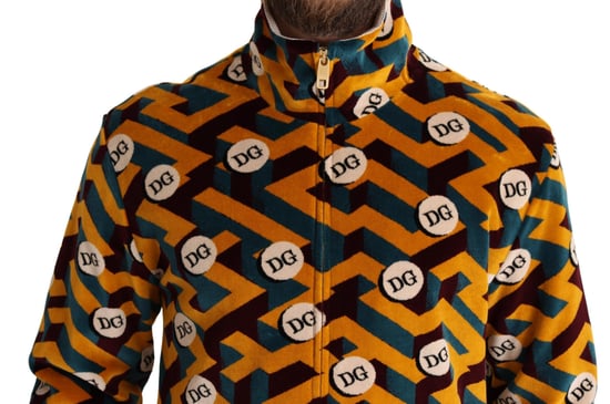 Geometrisches Print Trainingsjacke - Image 4