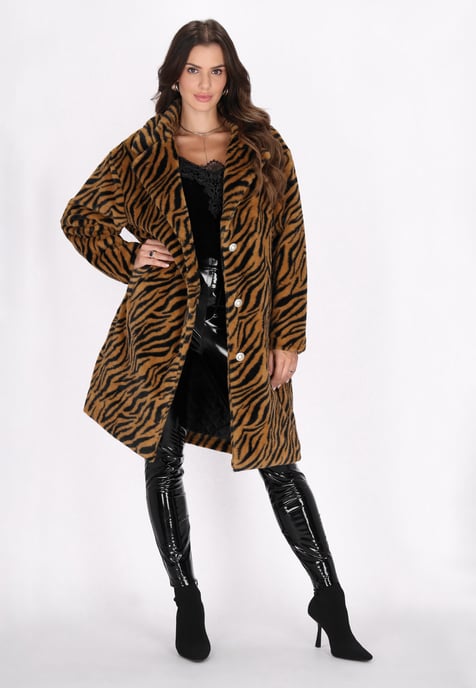 Faina Jacke Damen braun schwarz - Image 2