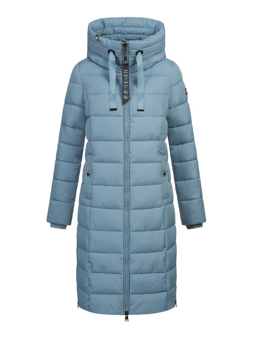 Navahoo Mondmädchen Damen Winter Steppmantel mit Kapuze und Fleecefutter - Image 2