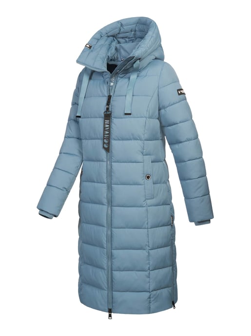 Navahoo Mondmädchen Damen Winter Steppmantel mit Kapuze und Fleecefutter - Image 3