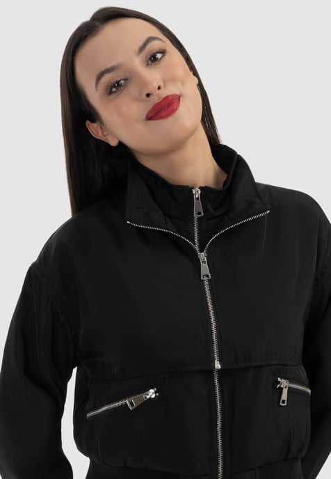 Faina Jacke Damen schwarz - Image 5