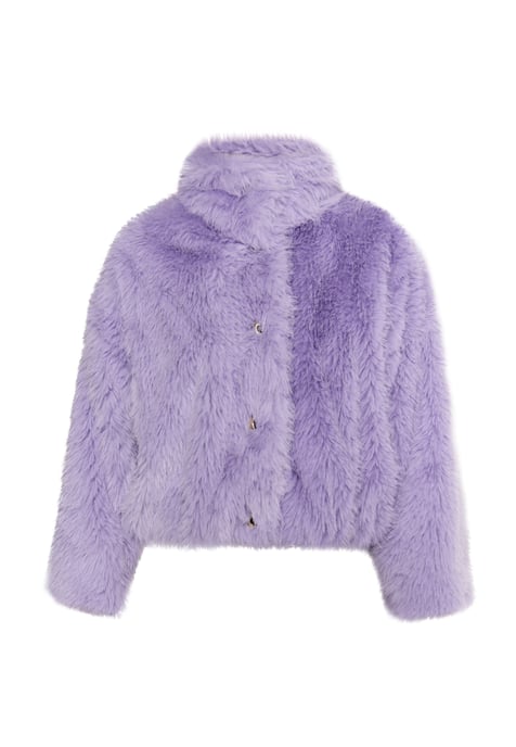 Faina Faux Fur Blouson Damen helllila - Image 1