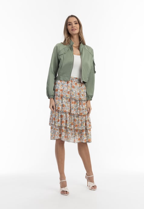 Faina Jacke Damen oliv - Image 2