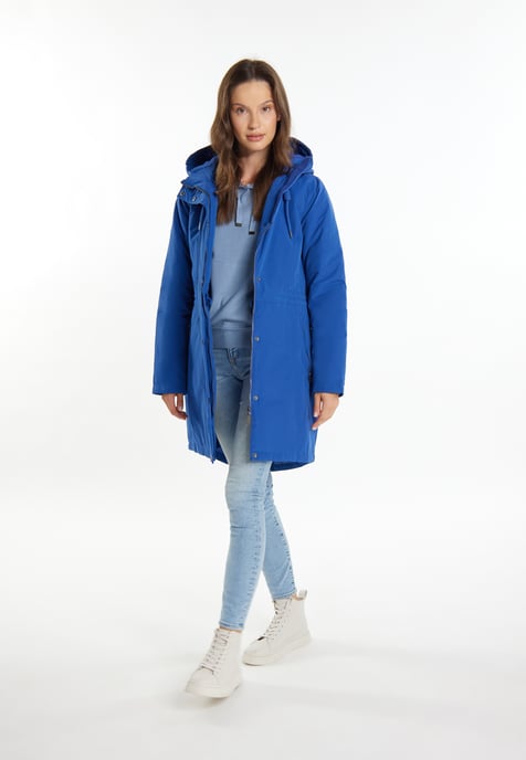 usha Wattierter Kurzmantel Damen blau - Image 2