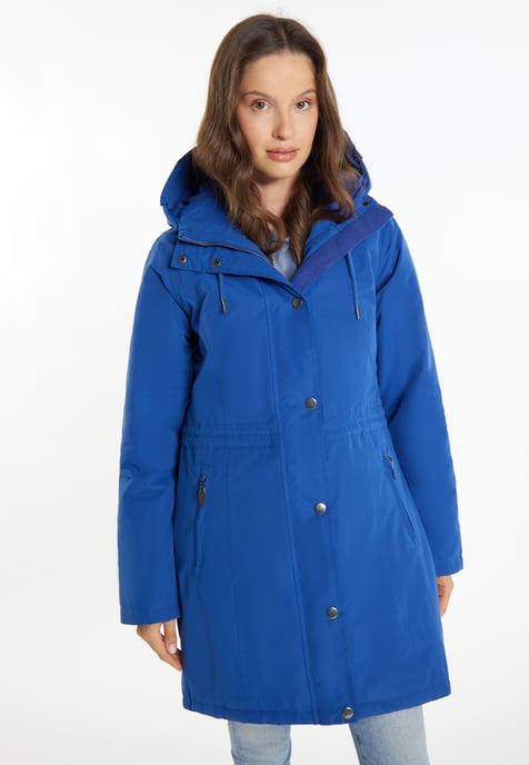 usha Wattierter Kurzmantel Damen blau - Image 3