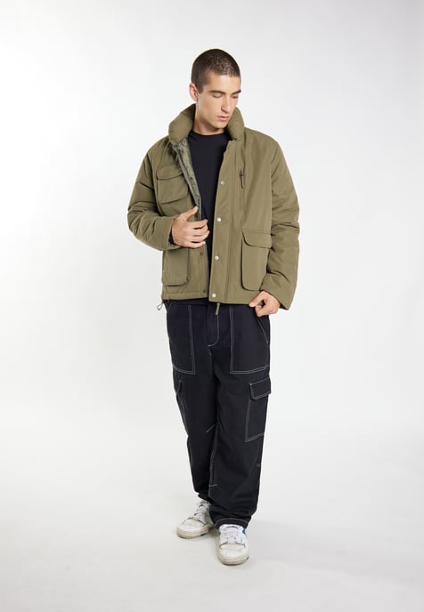 TUFFSKULL Winterjacke Herren militärisch oliv - Image 2