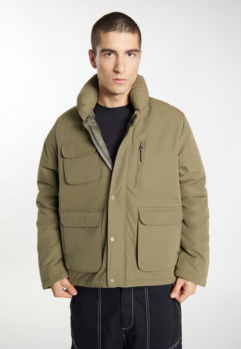 TUFFSKULL Winterjacke Herren militärisch oliv - Image 3