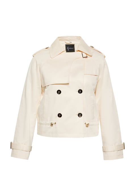 Faina Jacke Damen Wollweiß - Image 1