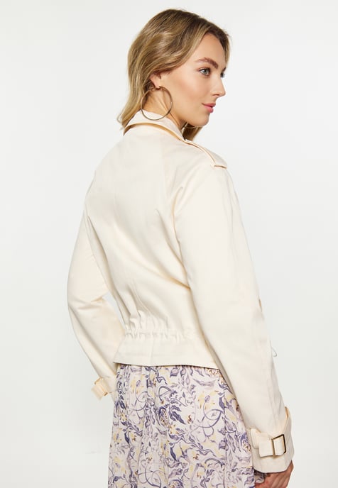Faina Jacke Damen Wollweiß - Image 4