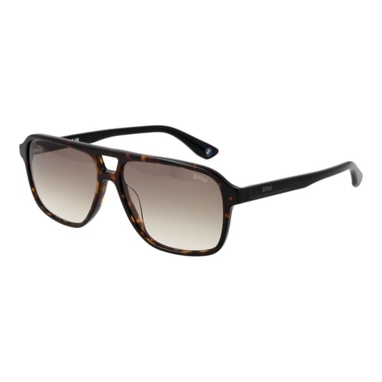 Piloten-Sonnenbrille Schildpatt mit Farbverlaufslinsen - Image 1