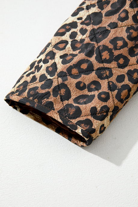 Leopard-Print Krawatten-Frontjacke - Image 6