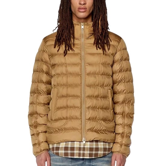 Diesel - Jacke für Herren, mit Kapuze (Braun) - Image 3