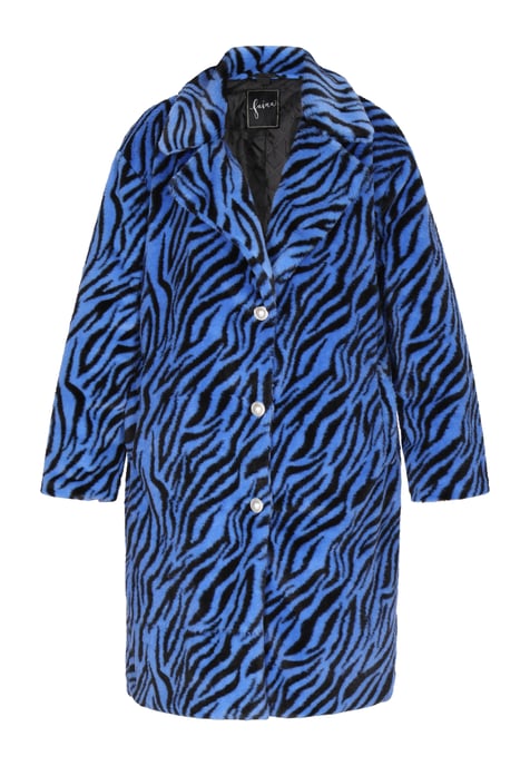 Faina Jacke Damen Blau Schwarz - Image 1