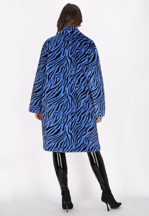 Faina Jacke Damen Blau Schwarz - Image 4