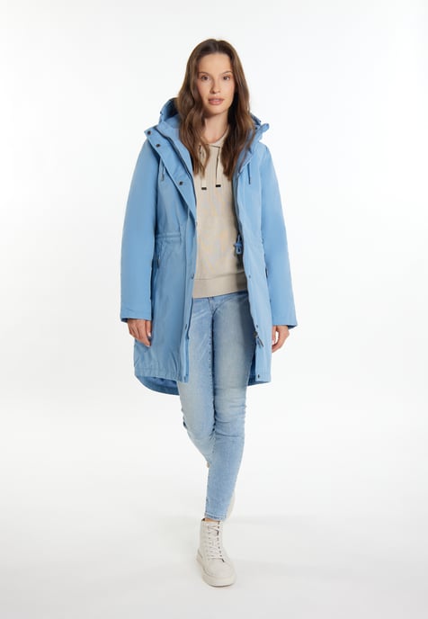 usha Wattierter Kurzmantel Damen Denimblau - Image 2