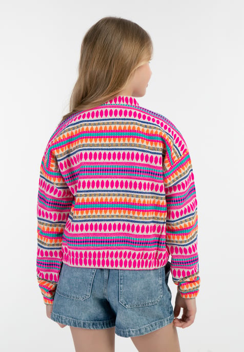 IZIA Bomberjacke Mädchen Mehrfarbig Pink - Image 4