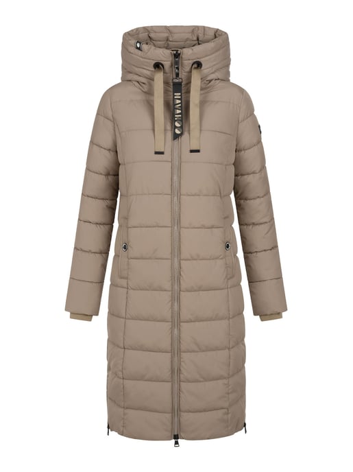 Navahoo Mondmädchen Damen Winter Steppmantel mit Kapuze und Fleecefutter - Image 2