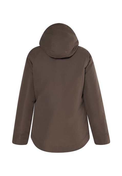 usha wattierte Jacke Damen dunkelbraun - Image 2