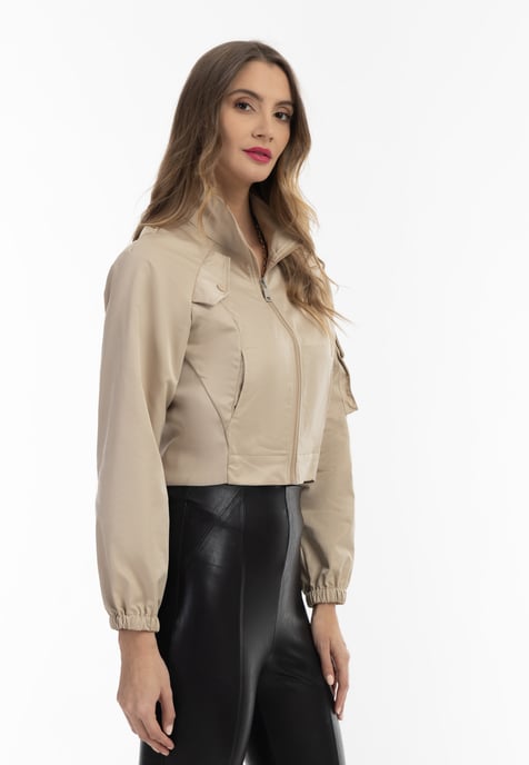 Faina Jacke Damen Beige - Image 3