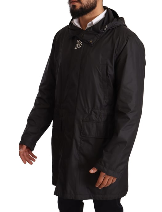 Schwarze Kapuzenjacke Jkt2925 - Image 2