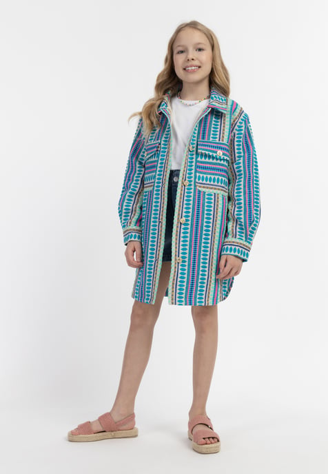 IZIA Hemdjacke Mädchen Mehrfarbig Blau - Image 2