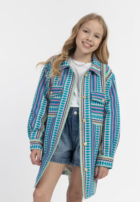 IZIA Hemdjacke Mädchen Mehrfarbig Blau - Image 3